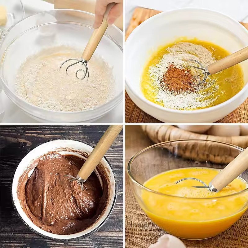 Large Hand Danish Dough Whisk  - đánh giá và giá Danish Pancake Pan