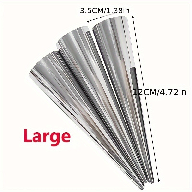 6pcs, Cone Roll Stainless Stee - đánh giá và giá Danish Pancake Pan